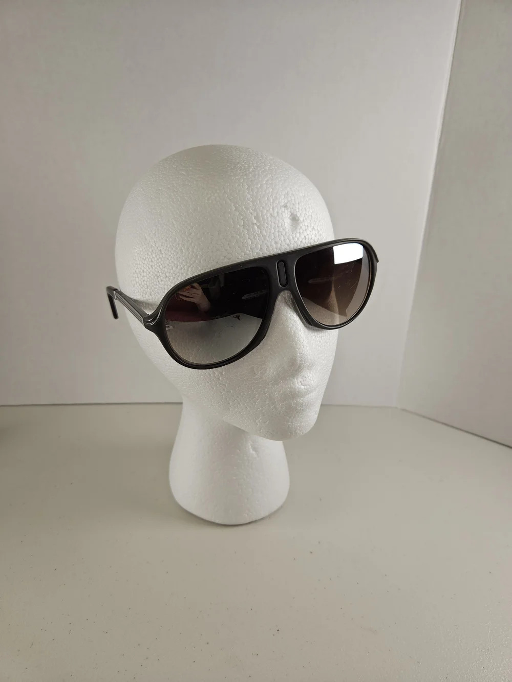 Vintage ABC Sports Men's Dark Brown Gradient Aviator Sunglasses